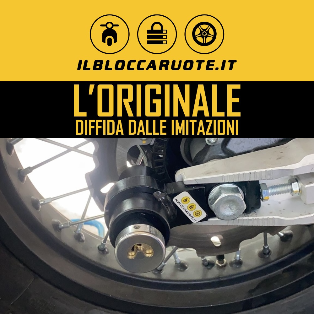 Dispositivo antifurto per moto, sicuro e originale.