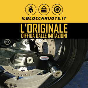 Bloccadisco moto antifurto originale.