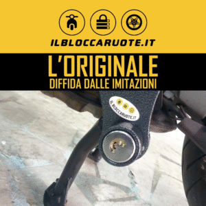 Bloccadisco moto originale, sicurezza garantita.