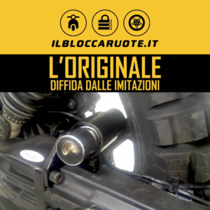 Bloccadisco moto, protezione antifurto originale.